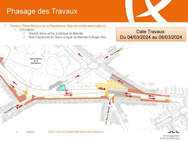 AFSS Faubourg Saint-Seurin Phasage des travaux du BHNS