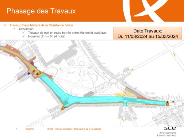 AFSS Faubourg Saint-Seurin Phasage des travaux du BHNS